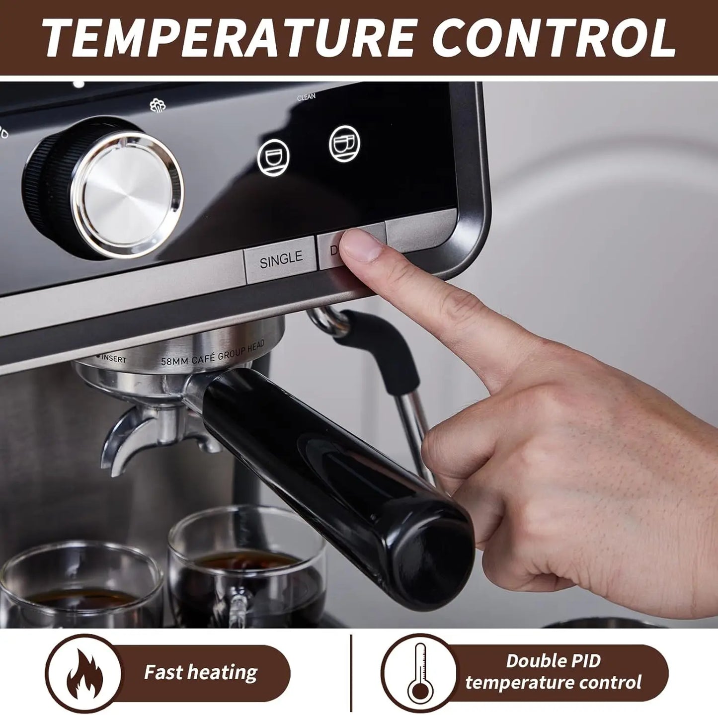 Espresso Machine with Grinder