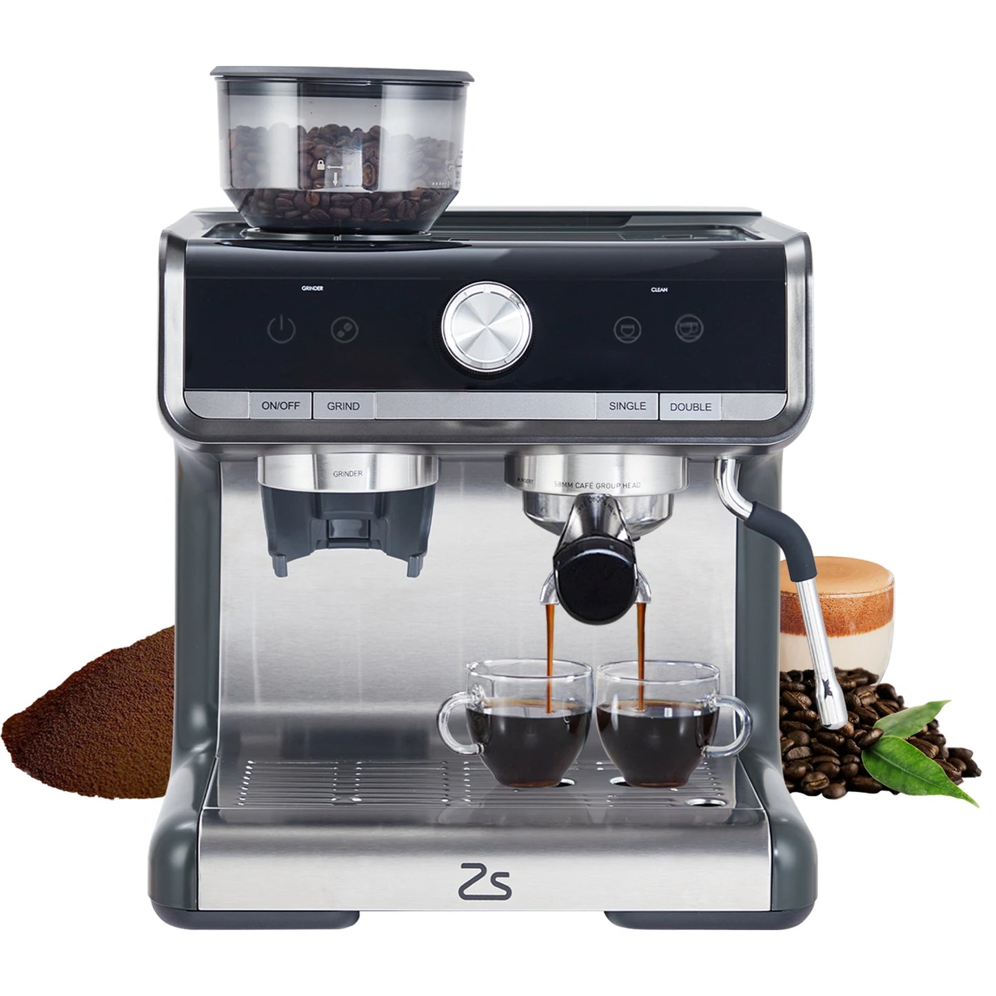 Espresso Machine with Grinder